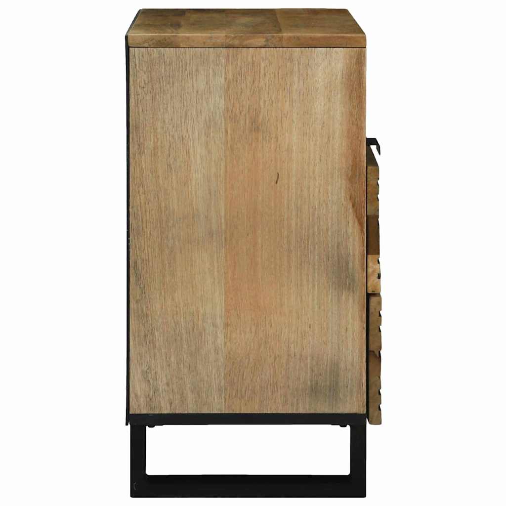 Bedside Cabinet Brown 50 x 33 x 60 cm Solid mango wood