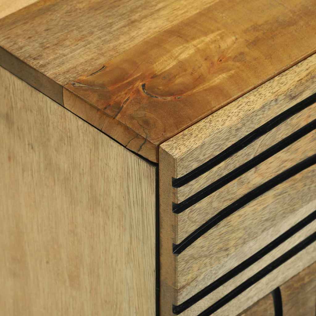 Bedside Cabinet Brown 50 x 33 x 60 cm Solid mango wood