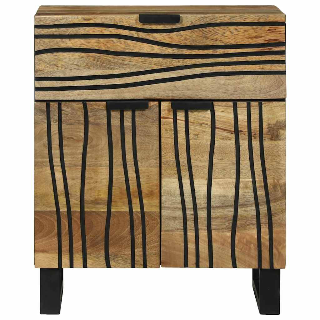 Bedside Cabinet Brown 50 x 33 x 60 cm Solid mango wood