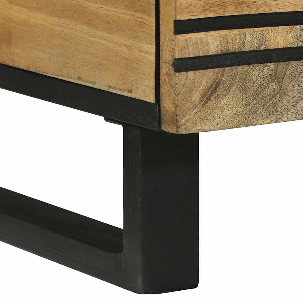 Coffee Table Brown and Black 100 x 54 x 40 cm
