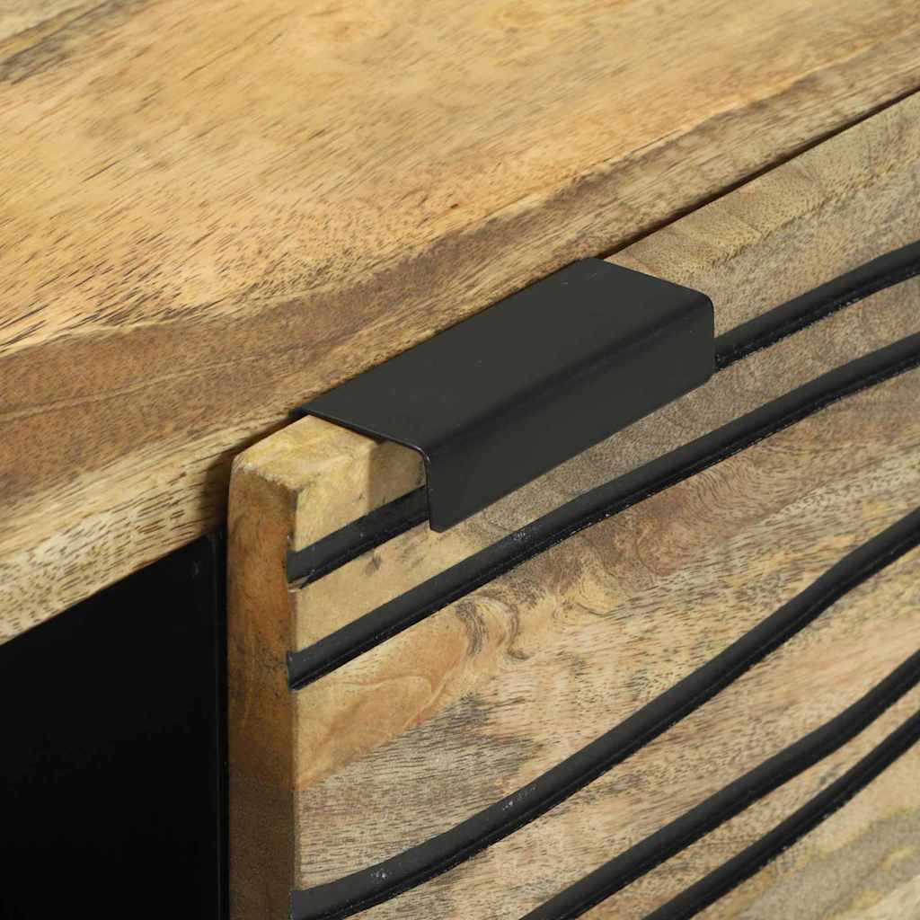 Sideboard Brown 80 x 33 x 75 cm Solid mango wood