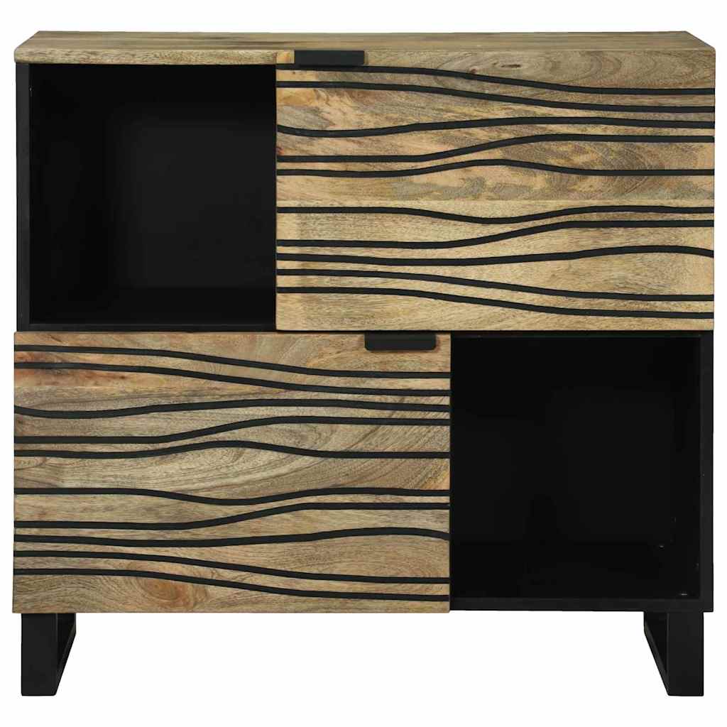 Sideboard Brown 80 x 33 x 75 cm Solid mango wood