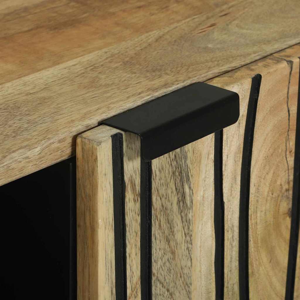 Sideboard Brown 90 x 33 x 75 cm Solid mango wood