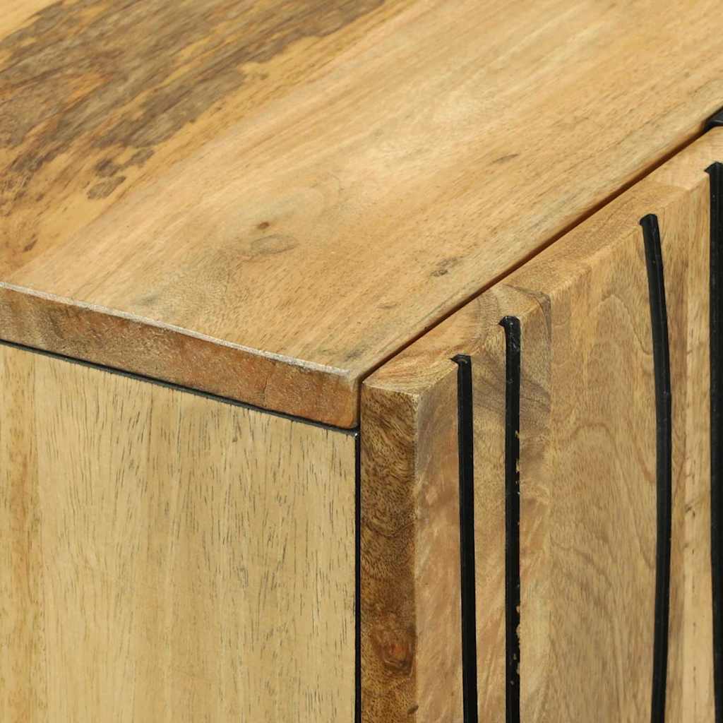 Highboard with Drawer Brown 60 x 33 x 100 cm Solid mango wood