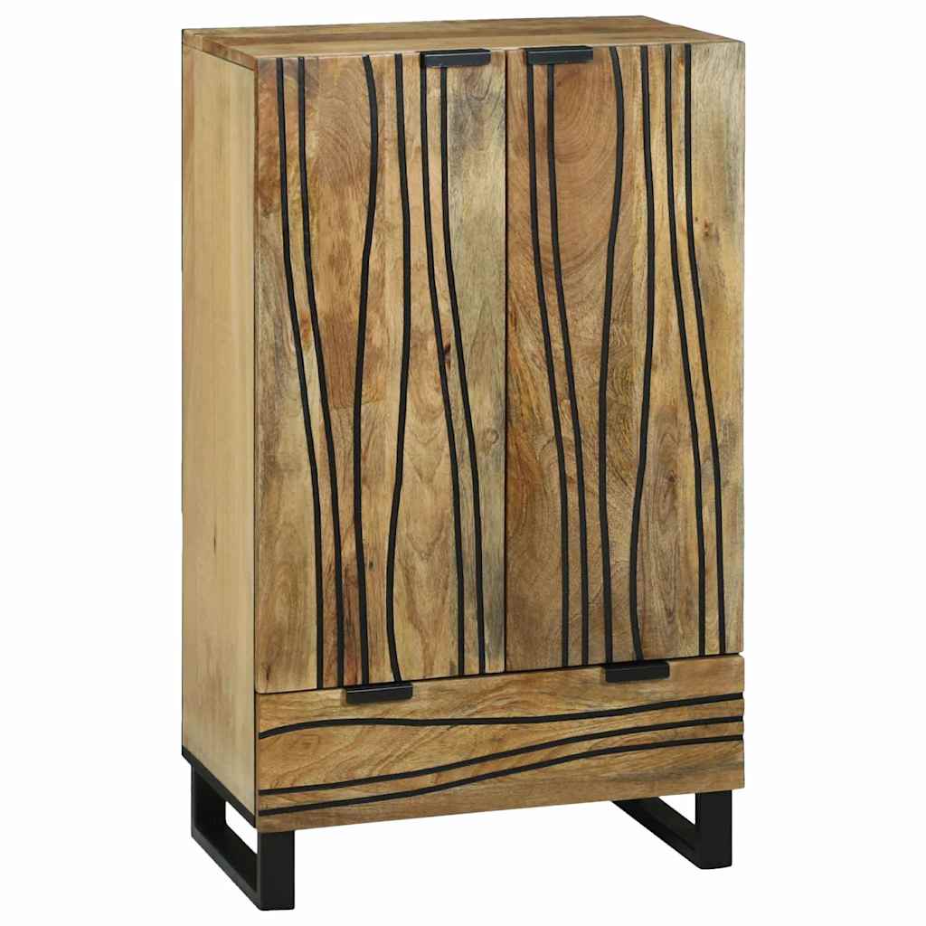 Highboard with Drawer Brown 60 x 33 x 100 cm Solid mango wood