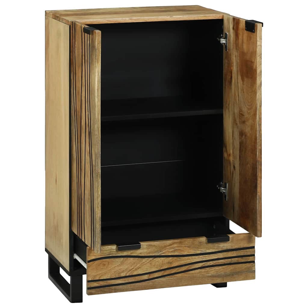 Highboard with Drawer Brown 60 x 33 x 100 cm Solid mango wood