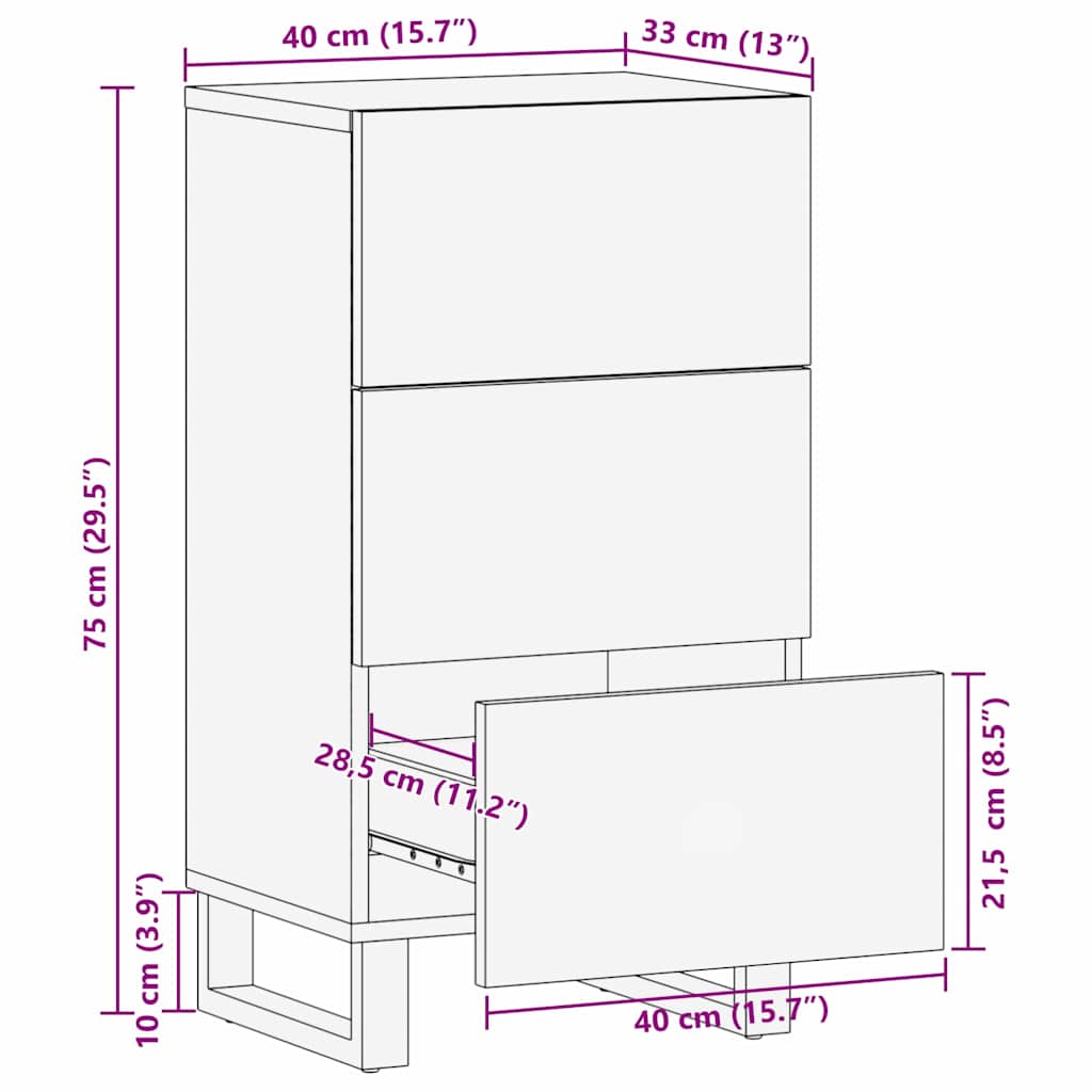 Media Storage Cabinets & Racks White and Black 40 x 33 x 75 cm