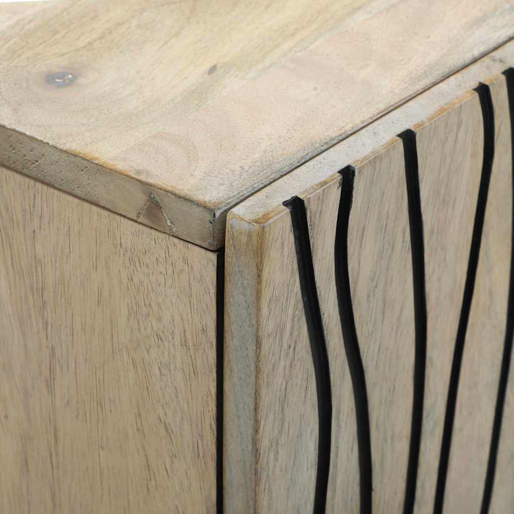 Media Storage Cabinets & Racks White and Black 60 x 33 x 75 cm