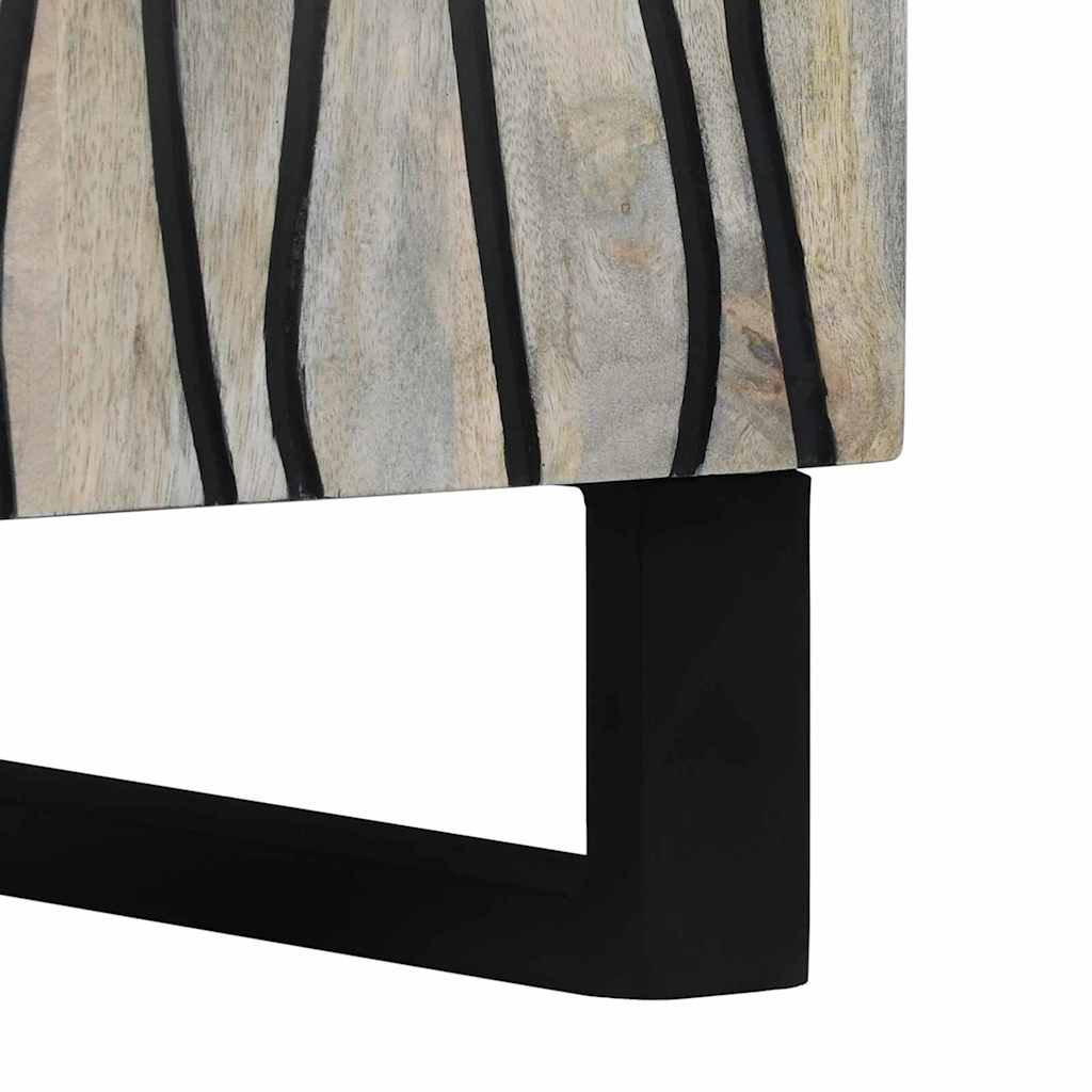 Media Storage Cabinets & Racks White and Black 60 x 33 x 75 cm