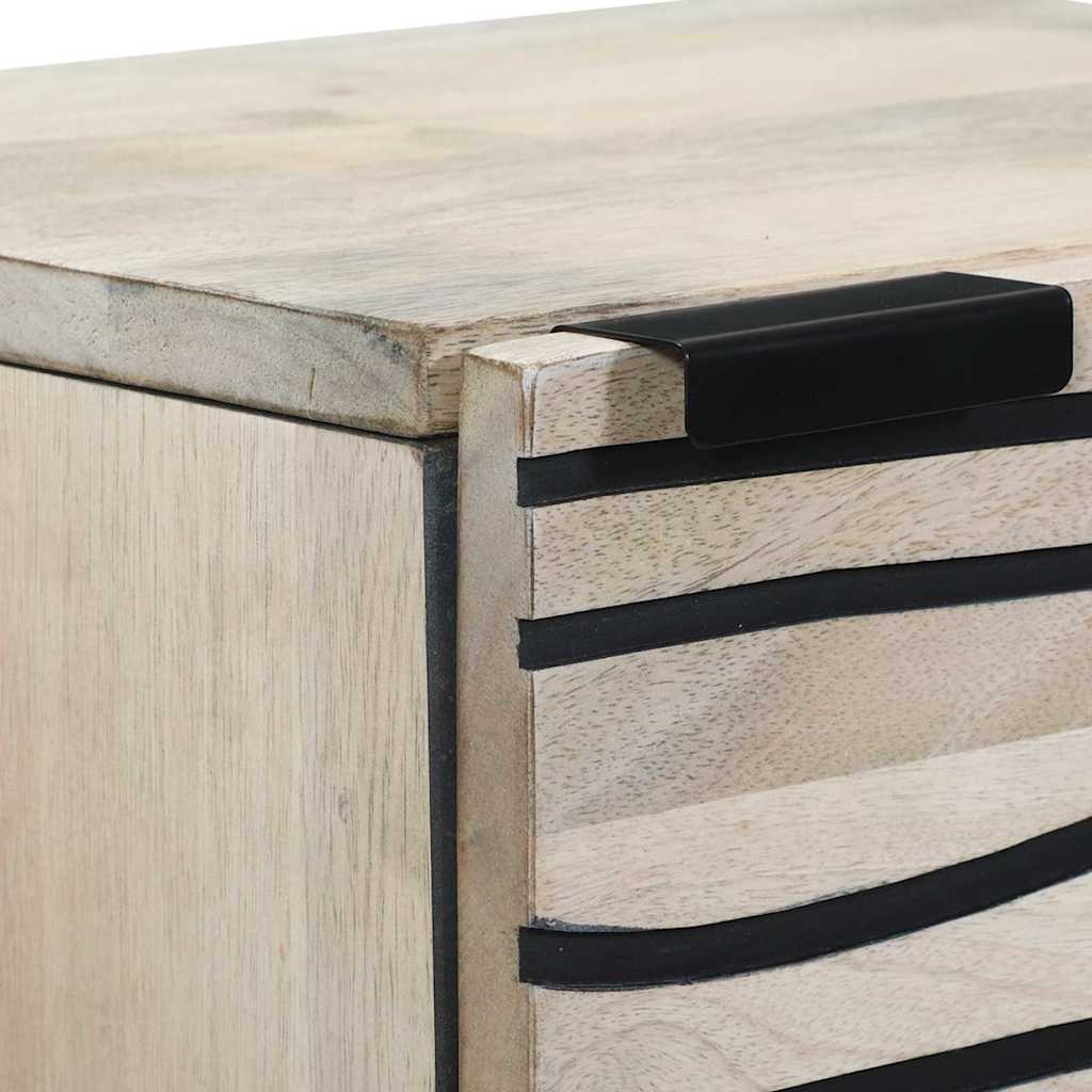 Media Storage Cabinets & Racks White and Black 40 x 33 x 110 cm