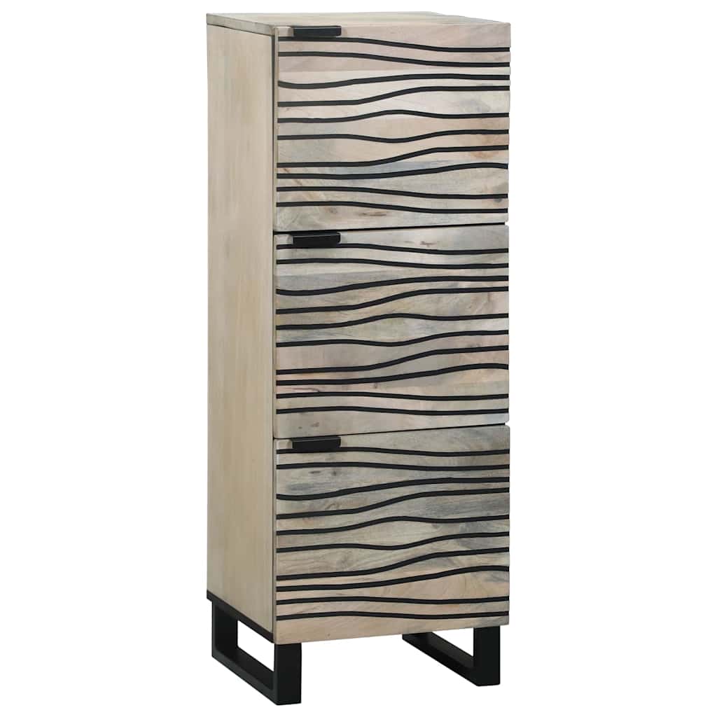 Media Storage Cabinets & Racks White and Black 40 x 33 x 110 cm