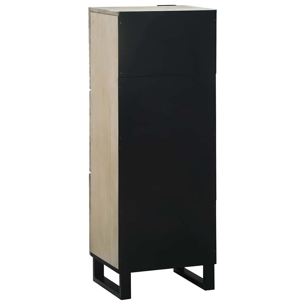 Media Storage Cabinets & Racks White and Black 40 x 33 x 110 cm