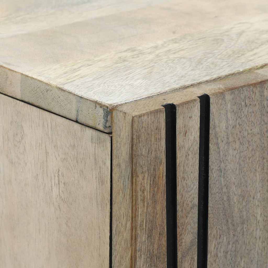 Media Storage Cabinets & Racks White and Black 60 x 33 x 100 cm