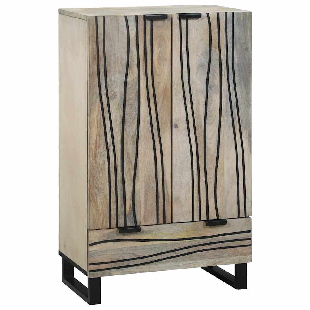 Media Storage Cabinets & Racks White and Black 60 x 33 x 100 cm