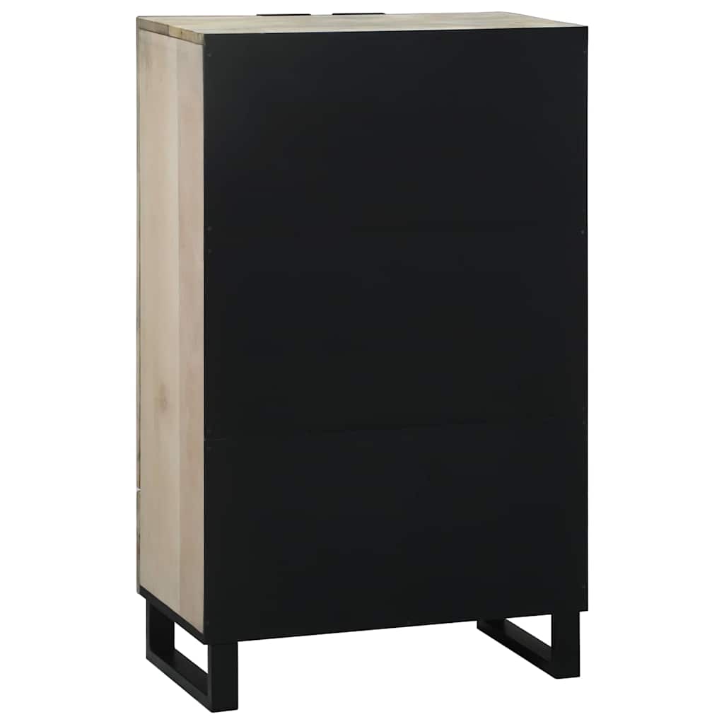Media Storage Cabinets & Racks White and Black 60 x 33 x 100 cm