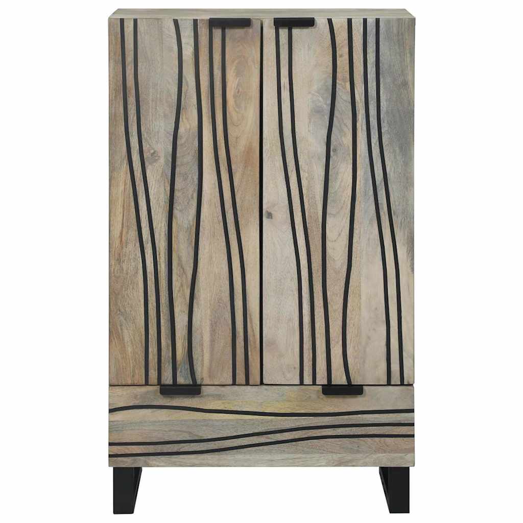 Media Storage Cabinets & Racks White and Black 60 x 33 x 100 cm