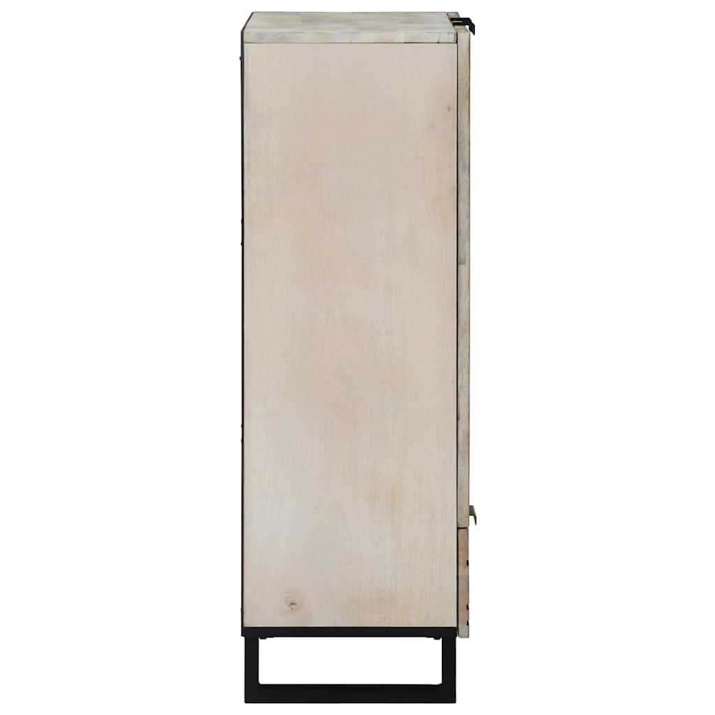 Media Storage Cabinets & Racks White and Black 60 x 33 x 100 cm