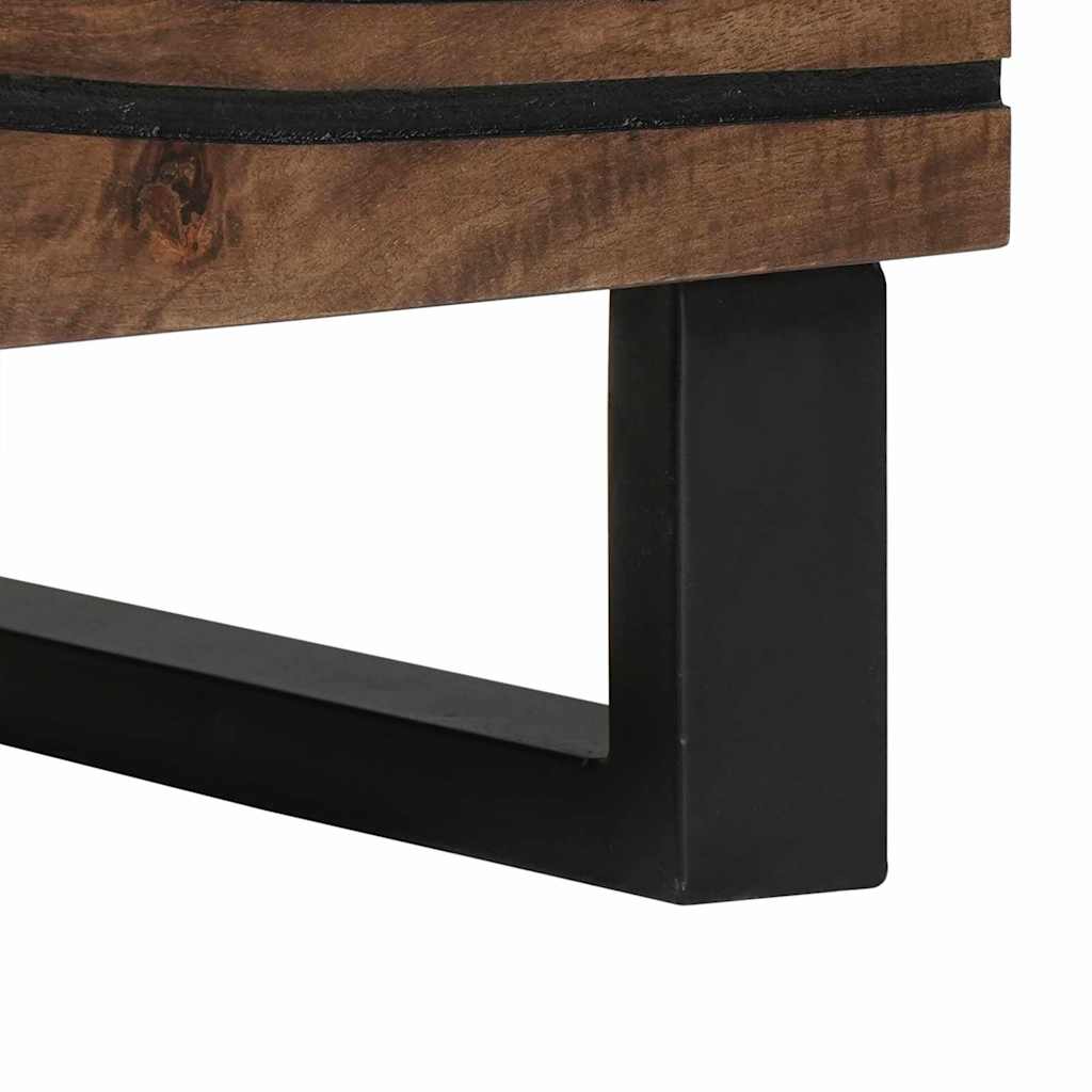 Bedside Cabinet Walnut 40 x 33 x 46 cm Solid mango wood