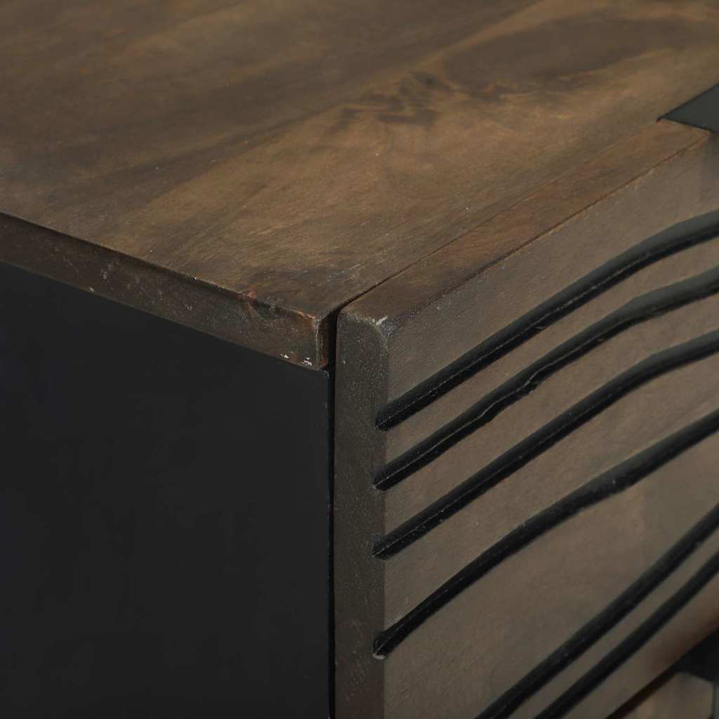 Bedside Cabinet Walnut 40 x 33 x 46 cm Solid mango wood