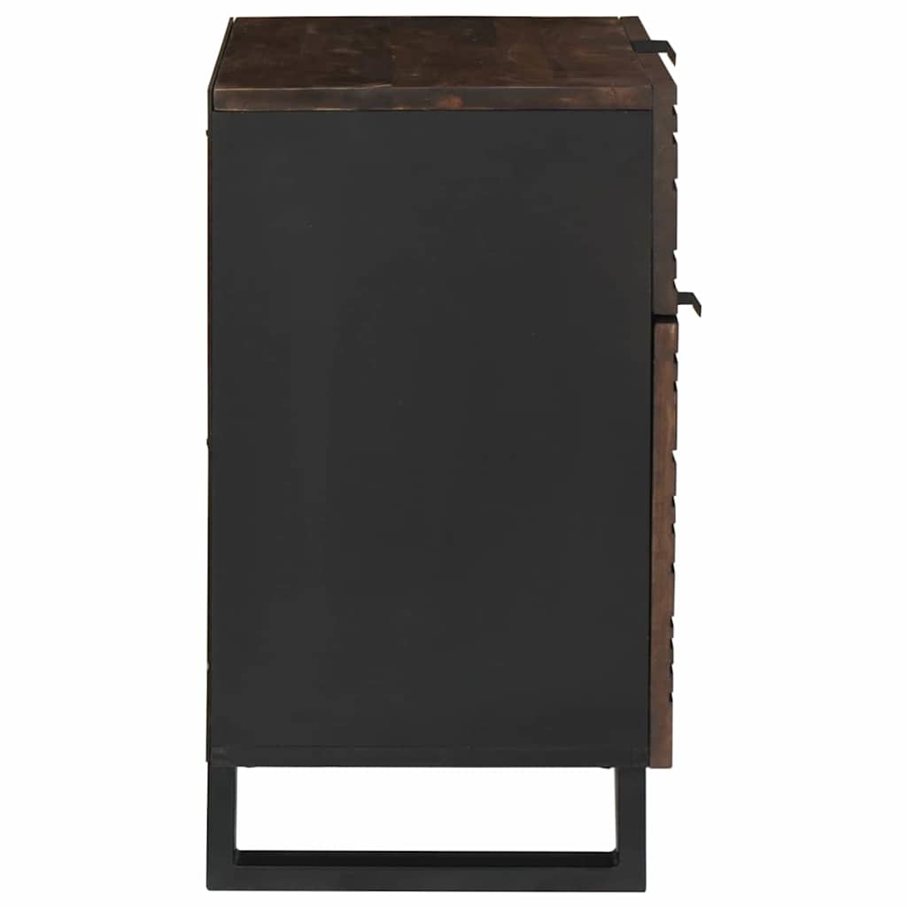 Bedside Cabinet Walnut 50 x 33 x 60 cm Solid mango wood