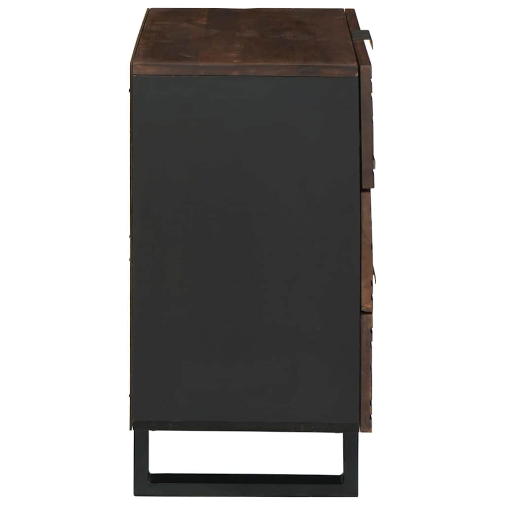 Bedside Cabinet Walnut 50 x 33 x 60 cm Solid mango wood