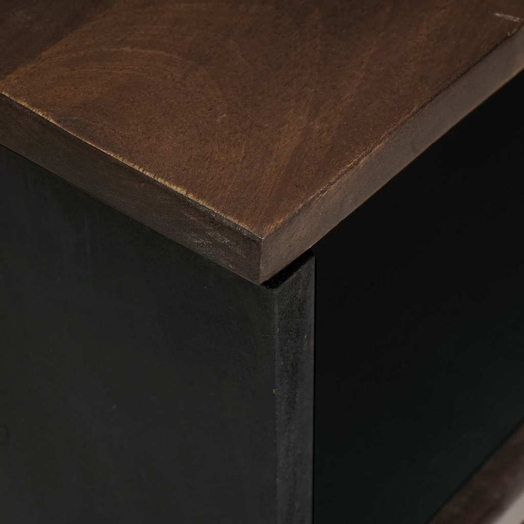 Bedside Cabinet Walnut 50 x 33 x 60 cm Solid mango wood