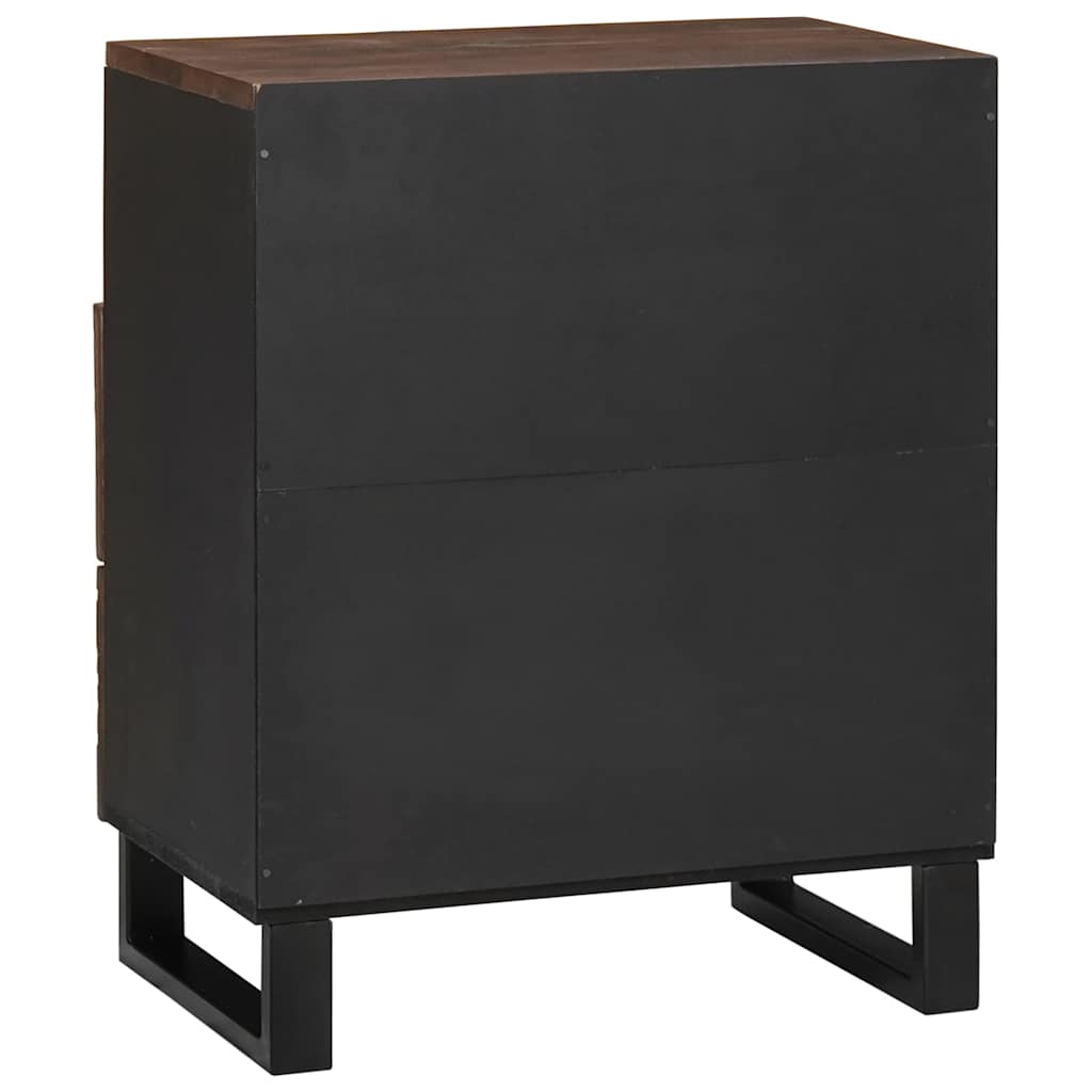 Bedside Cabinet Walnut 50 x 33 x 60 cm Solid mango wood