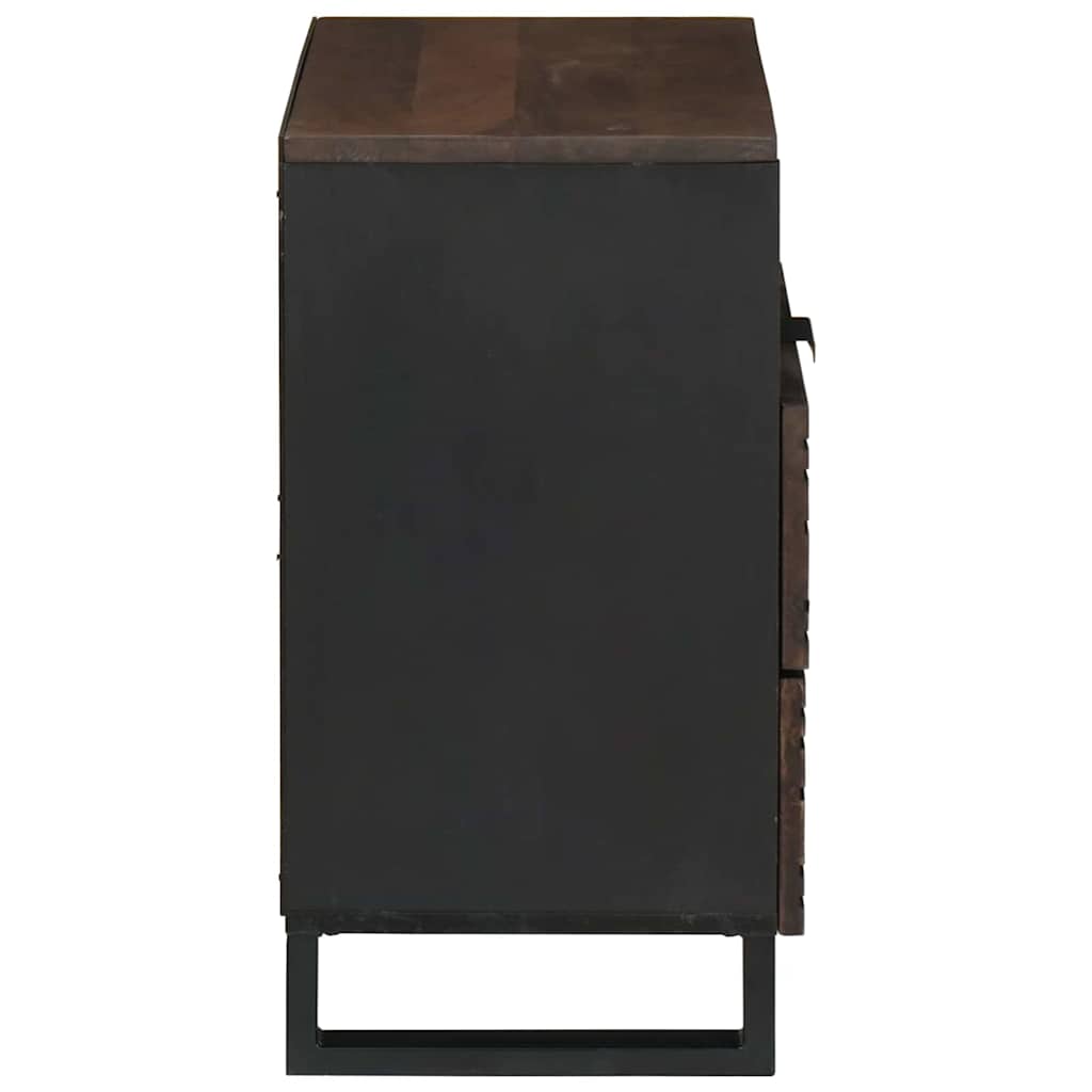 Bedside Cabinet Walnut 50 x 33 x 60 cm Solid mango wood