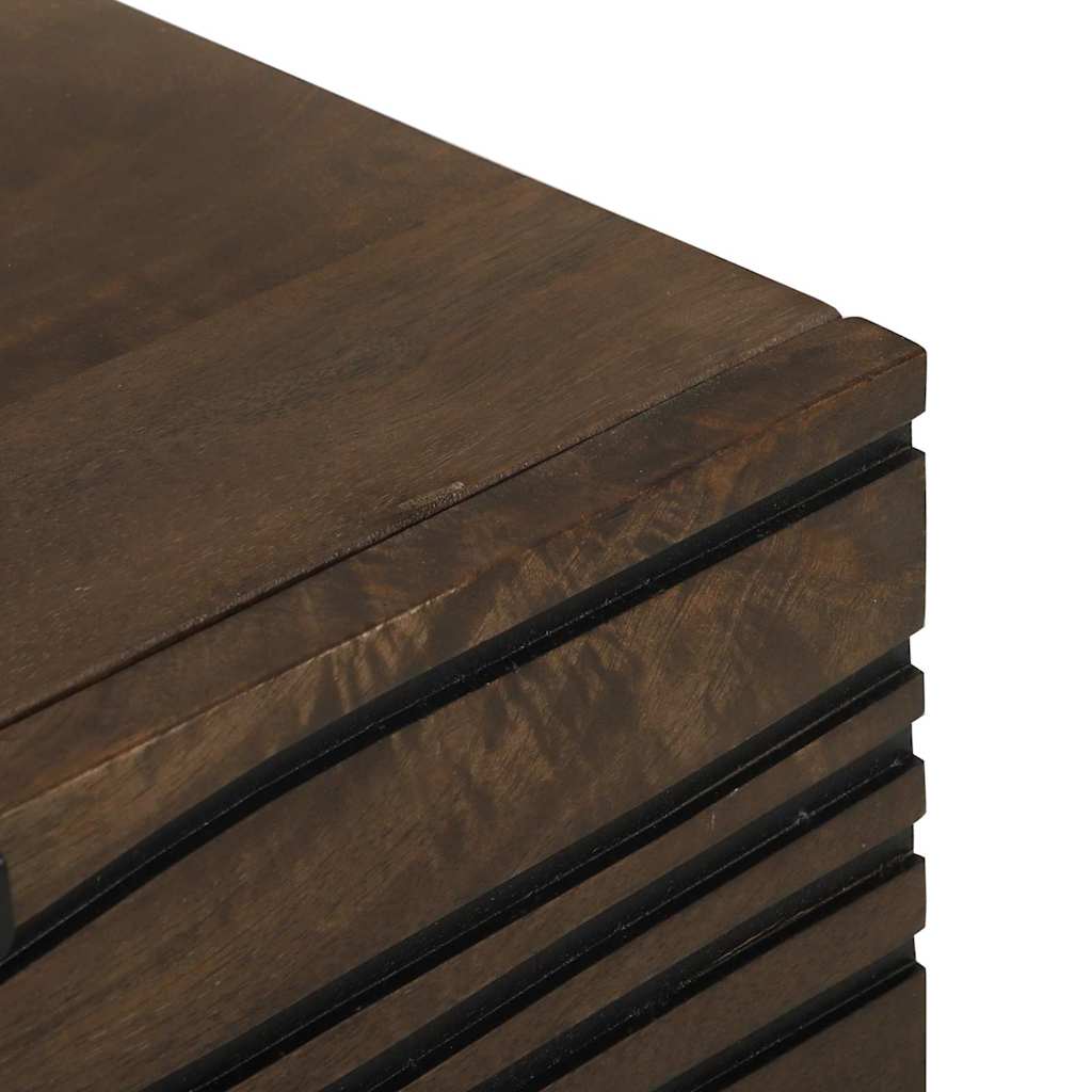 Bedside Cabinet Walnut 50 x 33 x 60 cm Solid mango wood