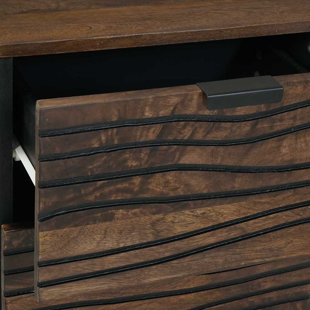 Sideboard with Drawer Brown 40 x 33 x 75 cm Solid mango wood