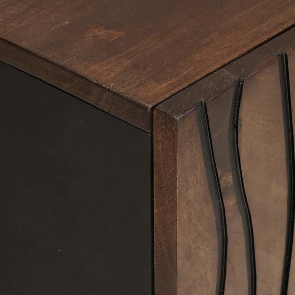 Media Storage Cabinets & Racks Brown 60 x 33.5 x 75 cm