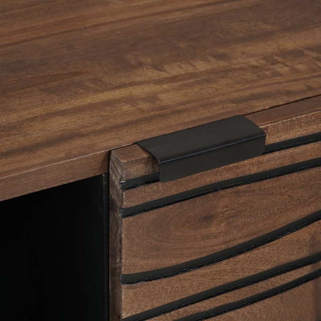 Sideboard Brown 80 x 33 x 75 cm Solid mango wood