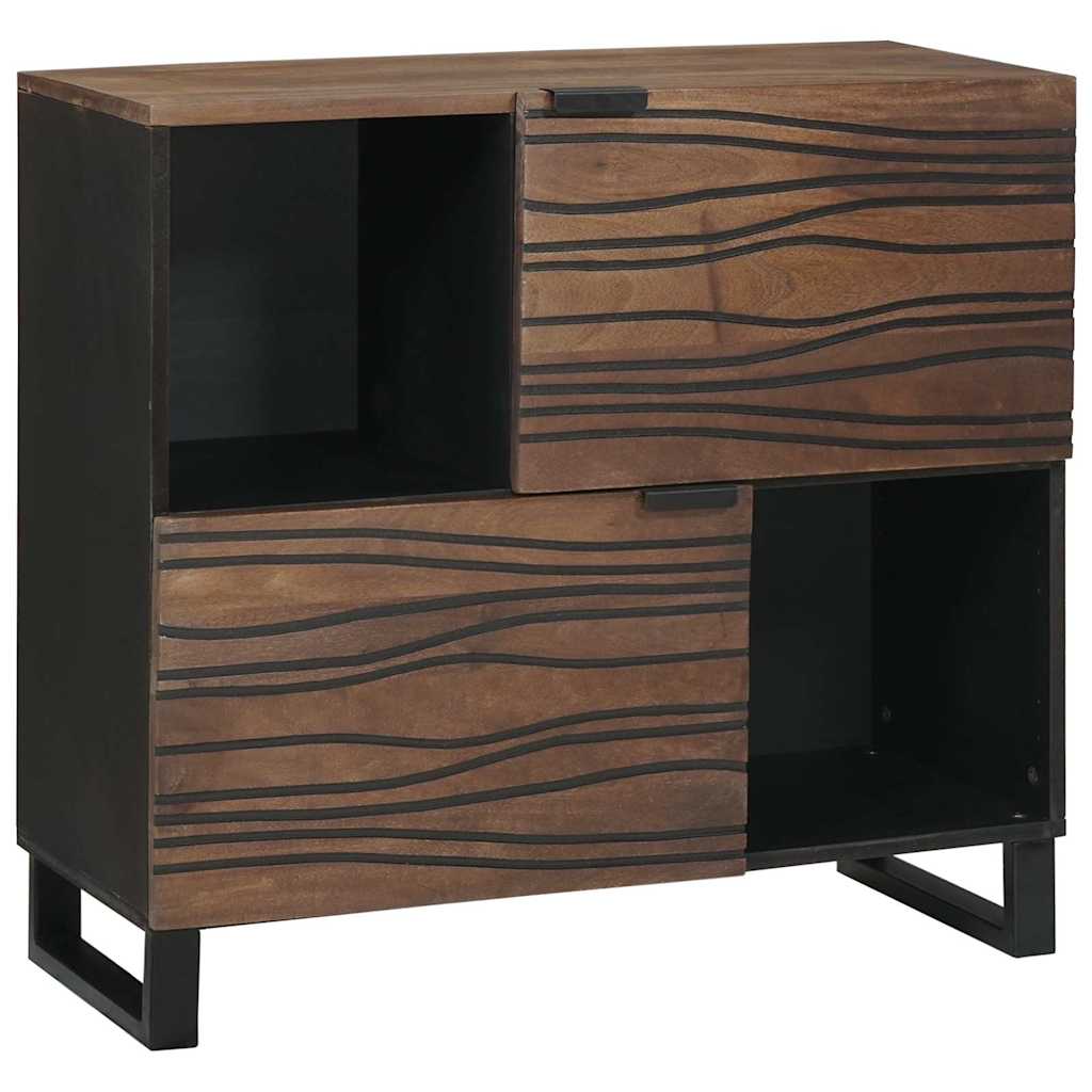 Sideboard Brown 80 x 33 x 75 cm Solid mango wood