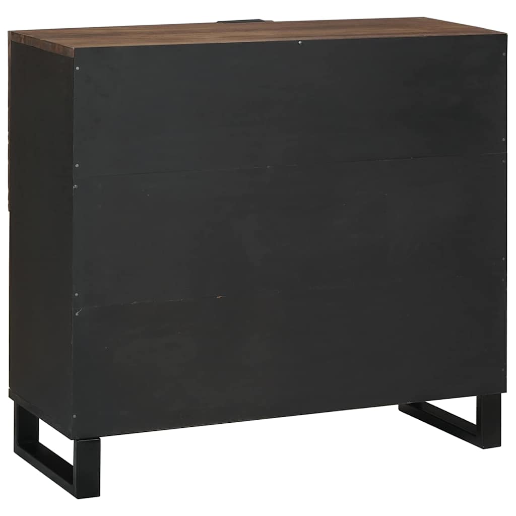 Sideboard Brown 80 x 33 x 75 cm Solid mango wood