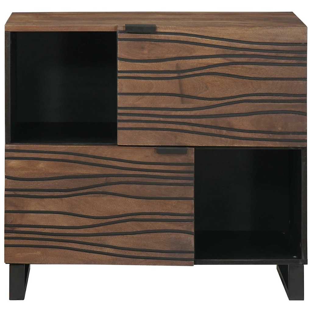 Sideboard Brown 80 x 33 x 75 cm Solid mango wood