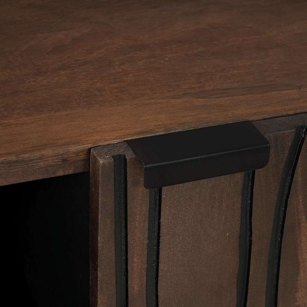 Sideboard Brown 90 x 33 x 75 cm Solid mango wood