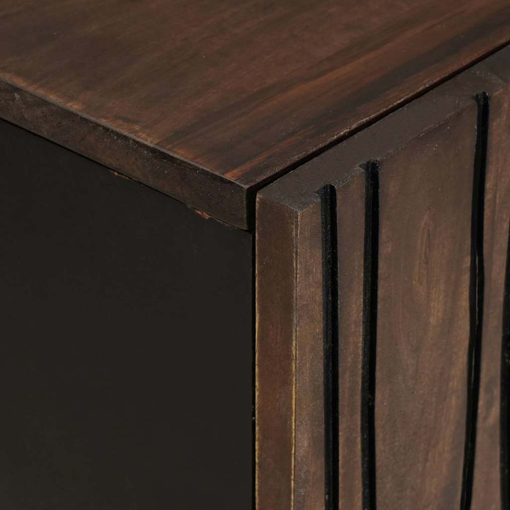 Sideboard Brown 90 x 33 x 75 cm Solid mango wood