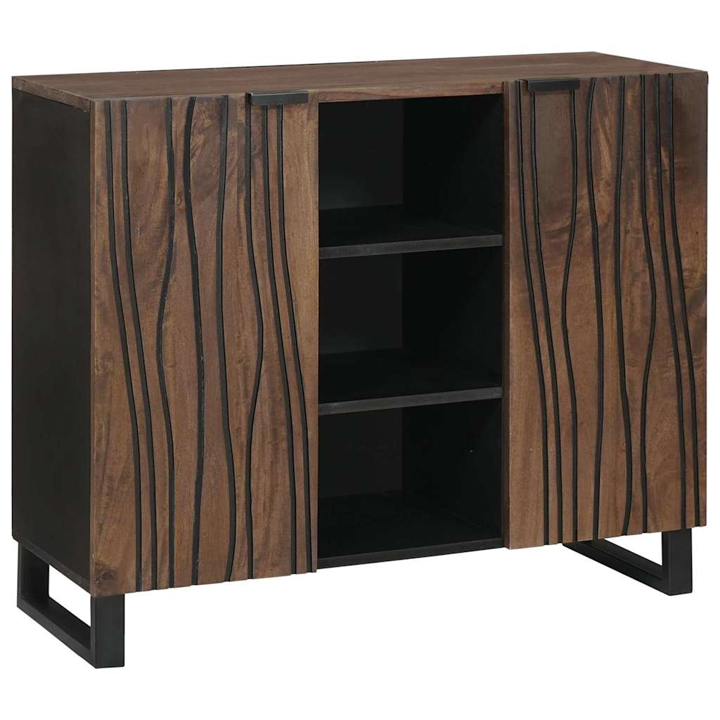 Sideboard Brown 90 x 33 x 75 cm Solid mango wood