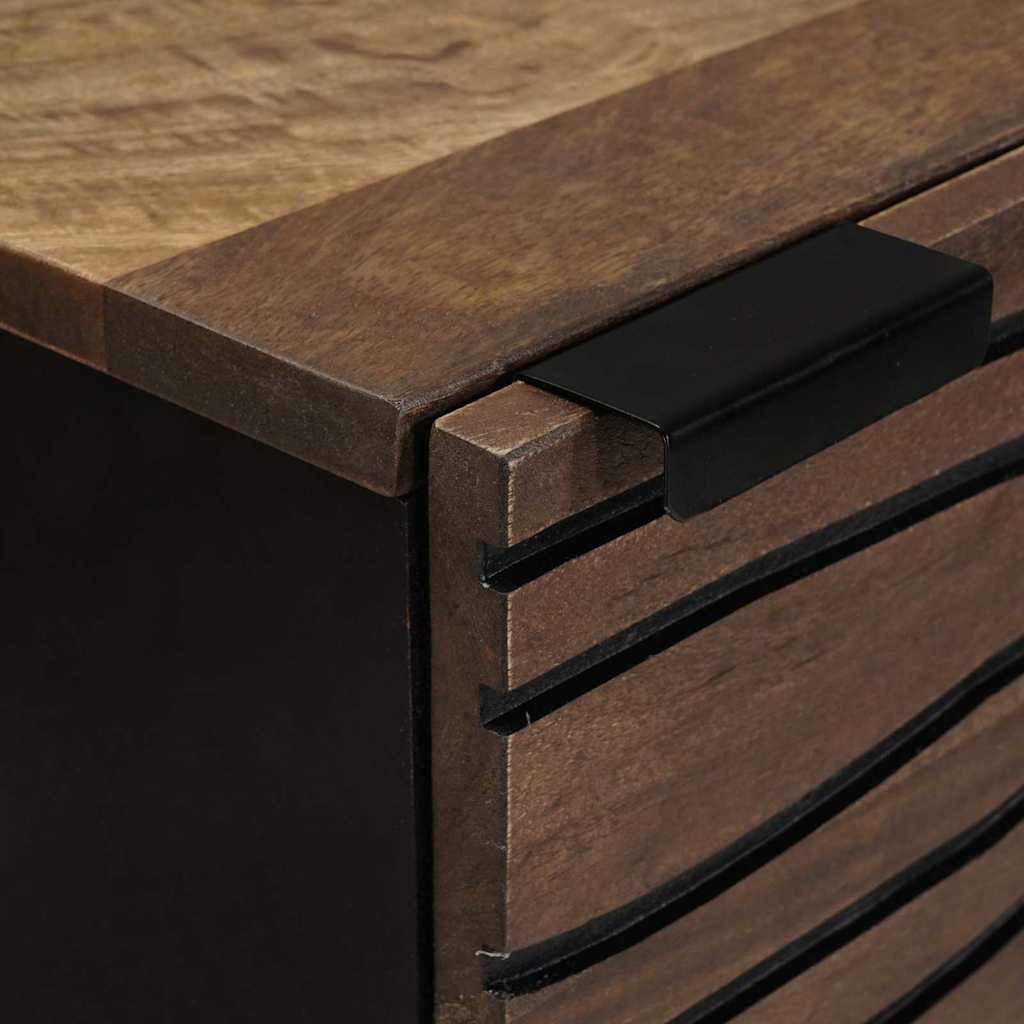 Highboard Brown 40 x 33 x 110 cm Solid mango wood