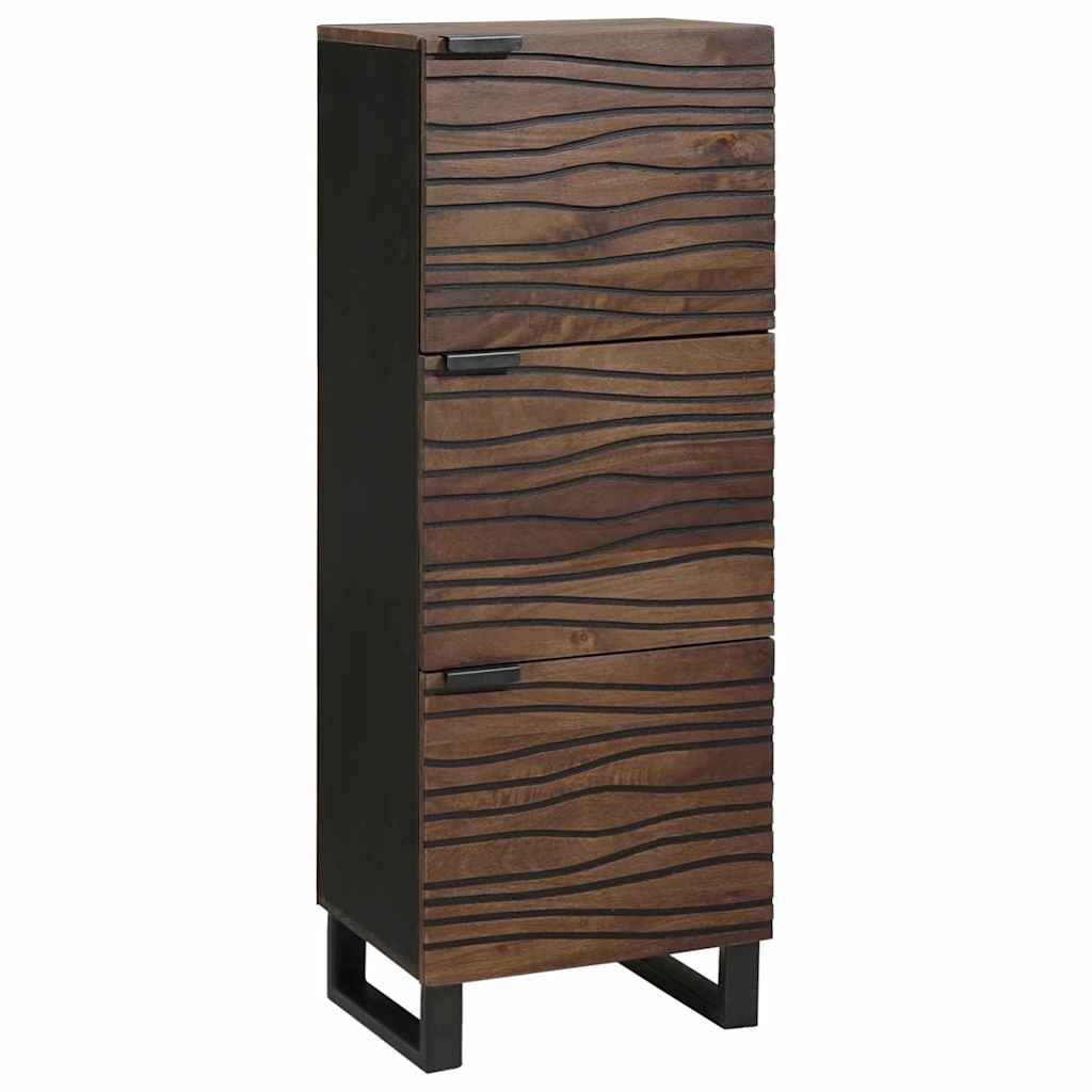 Highboard Brown 40 x 33 x 110 cm Solid mango wood