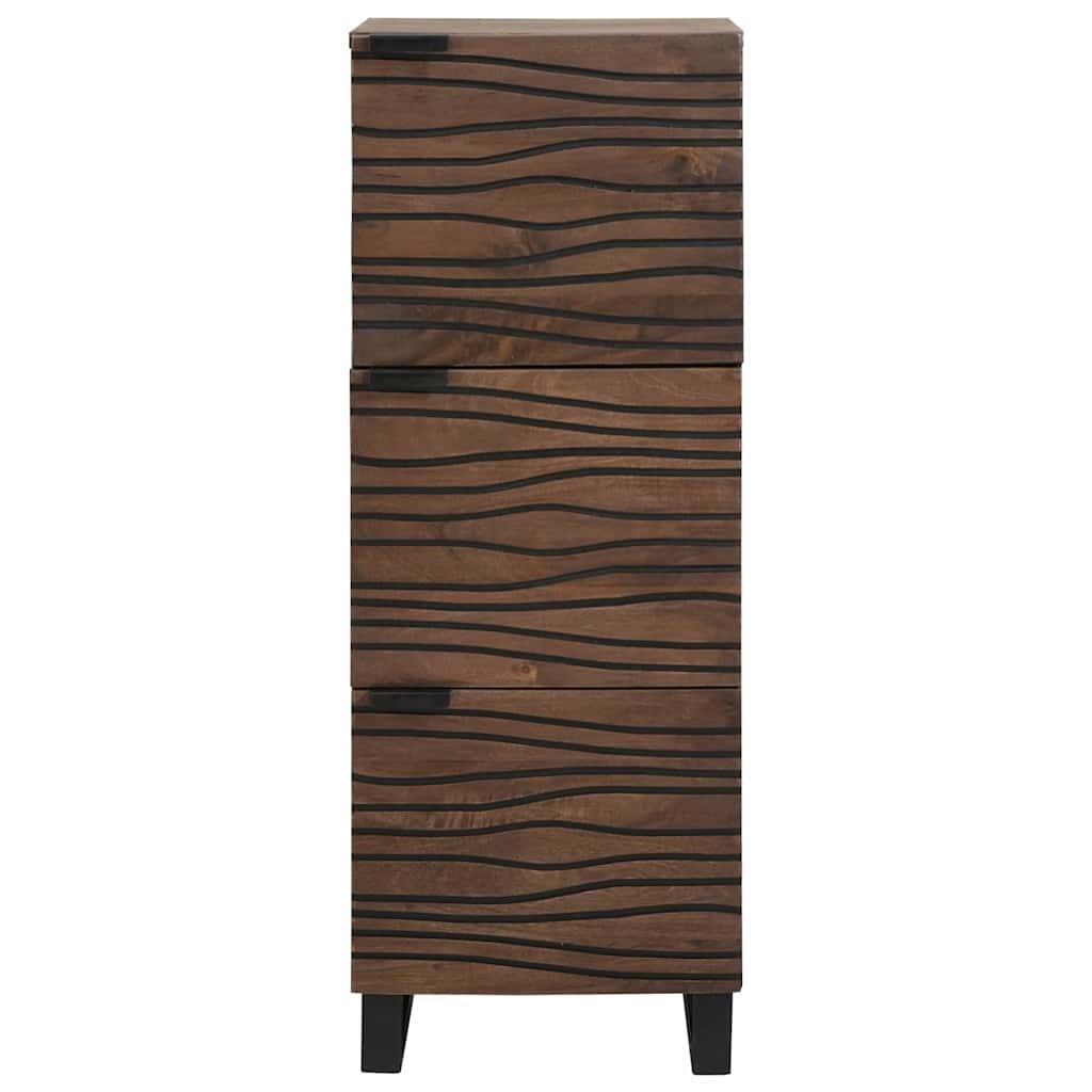 Highboard Brown 40 x 33 x 110 cm Solid mango wood