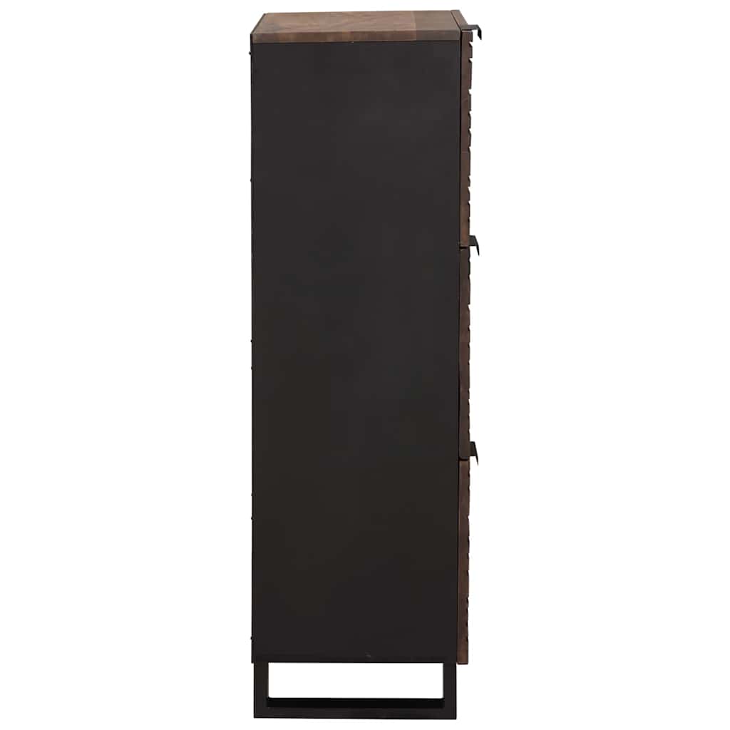 Highboard Brown 40 x 33 x 110 cm Solid mango wood