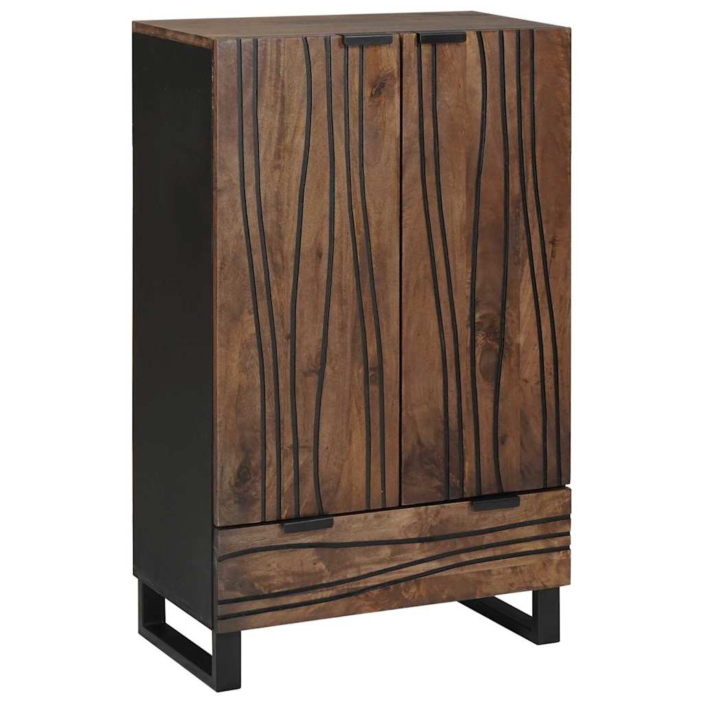Highboard with Drawer Brown 60 x 33 x 100 cm Solid mango wood