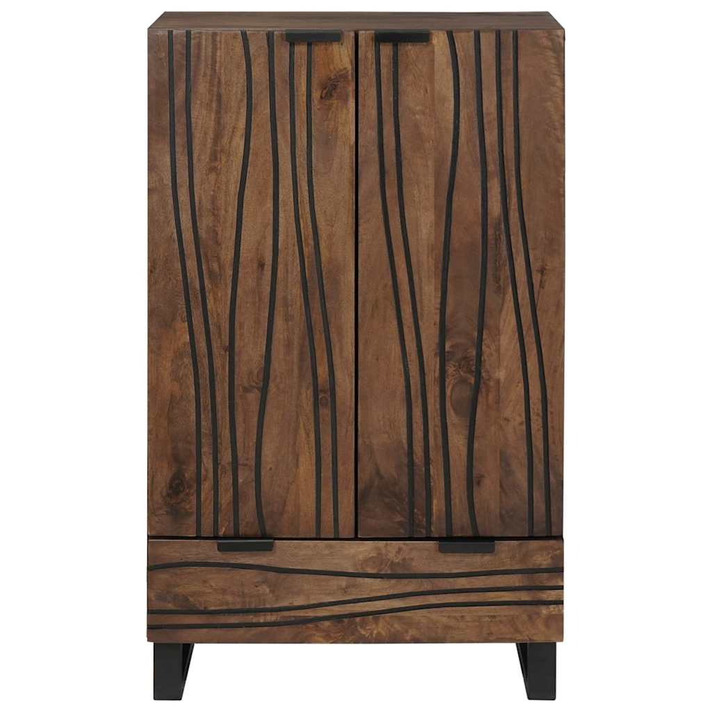 Highboard with Drawer Brown 60 x 33 x 100 cm Solid mango wood