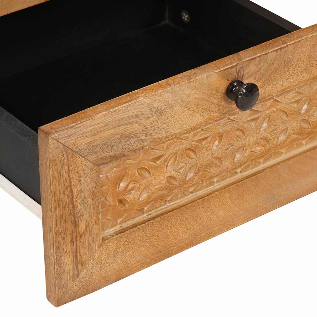 Bedside Table with Drawer 2 pcs Light brown 40 x 33 x 46 cm