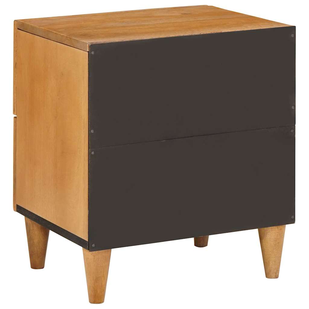 Bedside Table with Drawer 2 pcs Light brown 40 x 33 x 46 cm