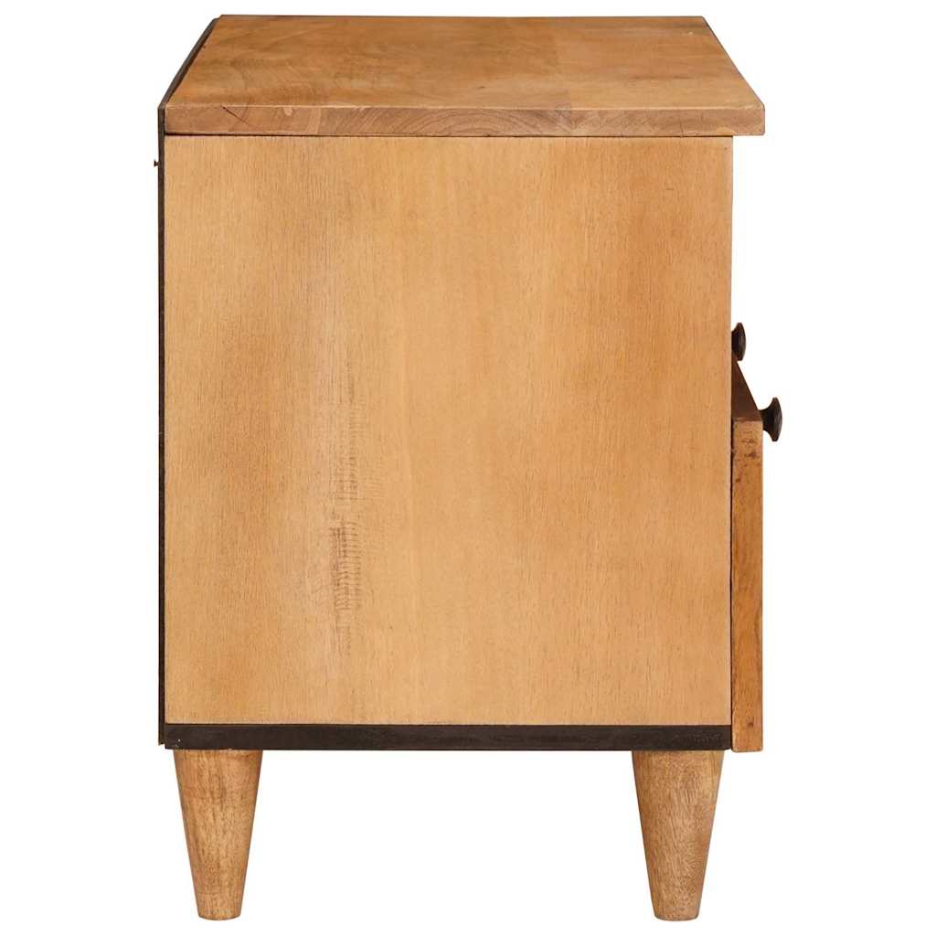 TV Cabinet Light brown 70 x 33 x 46 cm Solid mango wood