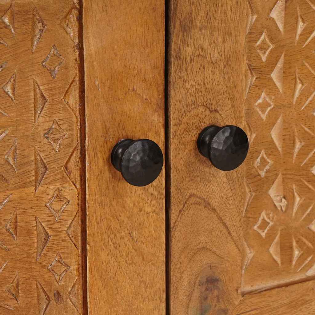 Coffee Table Light brown 80 x 50 x 40 cm Solid mango wood