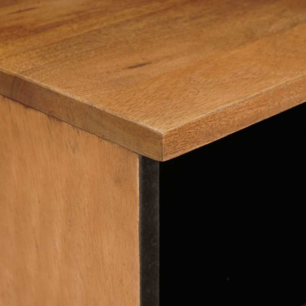 Bedside Table Light brown 40 x 33 x 46 cm Solid mango wood