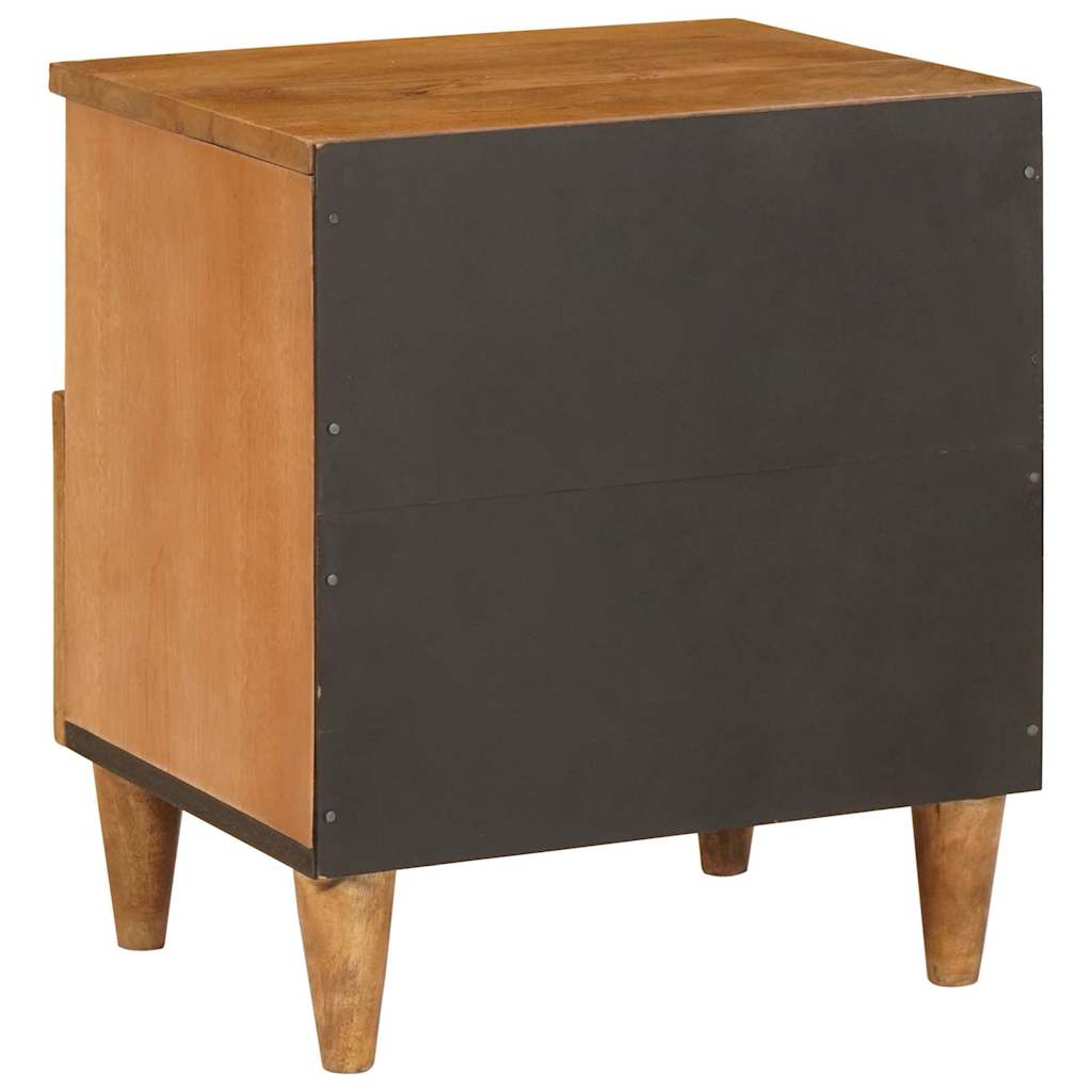 Bedside Table with Drawer 2 pcs Light brown 40 x 33 x 46 cm